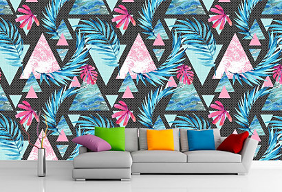 Fototapeta Modern tropical pattern 14051